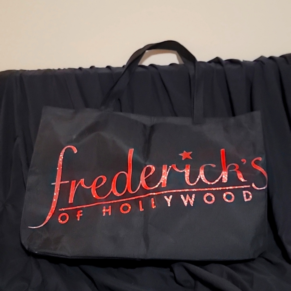 Free W/ Any Bundle! Frederick's of Hollywod Large Black Totebag